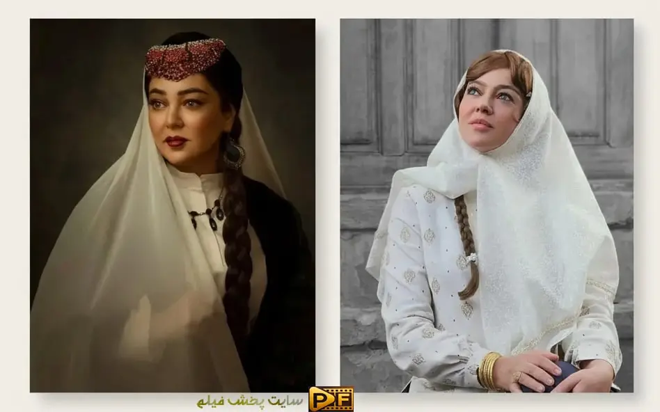 چهره جذاب و زیبا رزیتا غفاری در سریال بامداد خمار در نقش افتخارالملوک