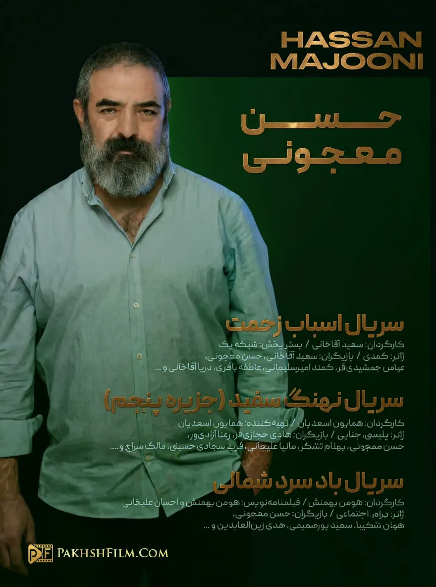 پروژه ها و سریال های جدید حسن معجونی